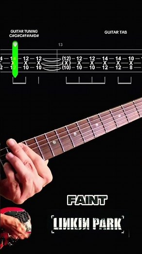 Faint by Linkin Park Guitar Lesson (Octave Shape Riff Tutorial)