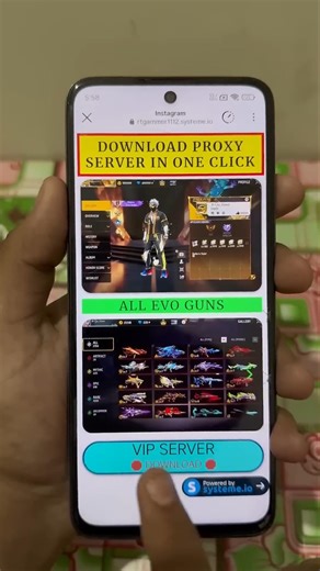 Latest proxy server download 🤯 #freefire #freefiremax