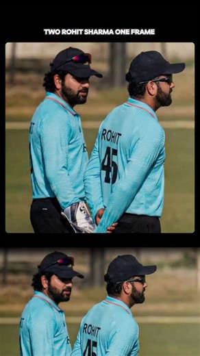 Sj Informm on Instagram: "One frame. Two Rohit Sharmas. Vijay Hazare Trophy moment that stunned everyone. . . During yesterday’s Vijay Hazare Trophy match, Hardik Thamore’s look and body language in this frame created a rare visual illusion — almost like two Rohit Sharmas standing together on the field. From jersey number to stance, this moment instantly grabbed attention and went viral among cricket fans. A reminder that cricket sometimes gives us unexpected, unforgettable frames beyond just ru