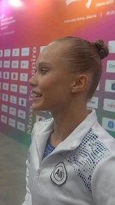Angelina Melnikova talks to media about her first day of competition, how she may ask Flavia Saraiva for advice, and more! Stay tuned to InsideGym for coverage from Jakarta! 🎥Inside Gymnastics #gymnastics #ncaagymnastics #gymnast #olympics #olympicgames #gymnasticsvideos #gymnasticsskills #gymnasticstraining #athlete #flip #tumble #movetoinspire #worlds2025 #ARTworlds2025 | Inside Gymnastics