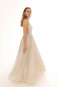 Minimalist A-line Wedding Dress: Open Side - Modern Bridal Gown - Etsy