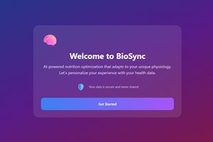 BioSync - AI-Powered Personal Health Optimizer