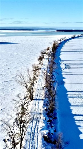 Travel Like a Local: Vermont | You don’t have to climb a mountain summit to experience some of Vermont’s most breathtaking winter views. 🏔️💫 The Colchester Causeway... | Instagram