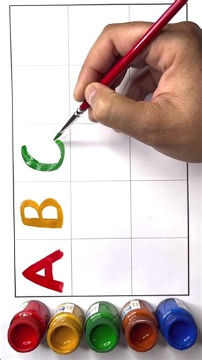 Colors name for kids 🎨 | learn abc song | #shorts #abcd