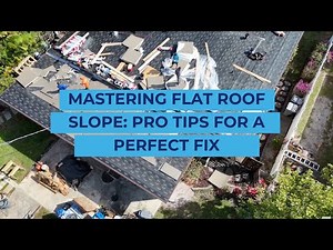 How To Add Slope on a Flat Roof