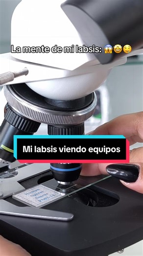 Turno de las labsis👩‍🔬🔬 #microscopio #medpro #euromed #laboratorio #labsisters