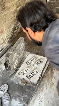 "Aluminum Casting Brick Stamp Plates Made From Sand Mold" #youtube #youtubeshorts #viralshorts