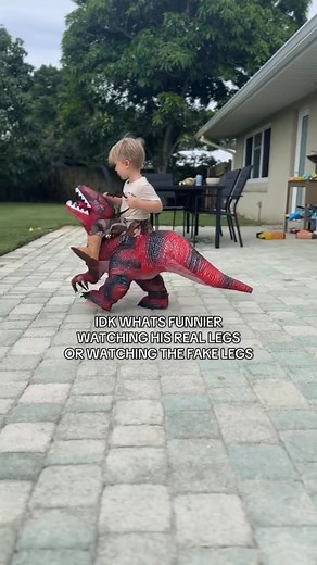 The best costume because he can wear it all the time not just on one night!🦖 | Awesomety