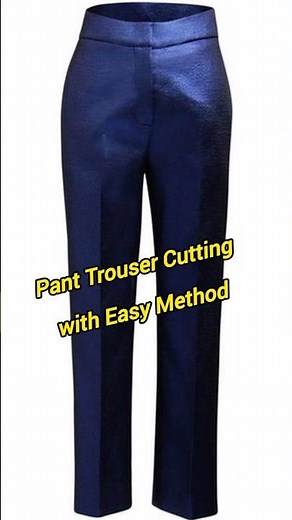 Perfect Trouser Cutting Tutorial | Pant Style Trouser Cutting with Full Measurements #viral short