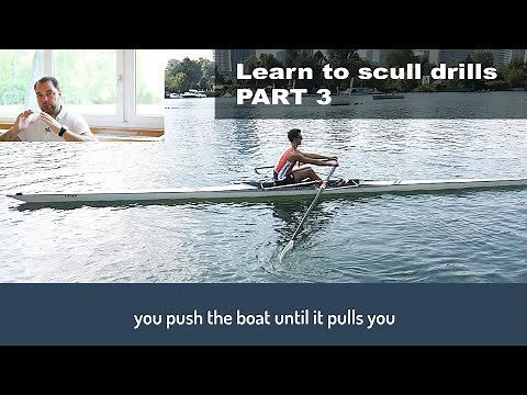 Most important sculling technique drills: reverse push forward (quickest catch prep w/o coach)