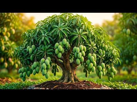 🔴LIVE 🥭 Mango Tree growing tutorial | Full Process from Seed to Harvest | Easy way #livestream #live