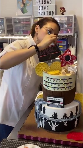 5.9K views · 214 reactions | #strangerthings #cake | Carla Cake Art | Facebook