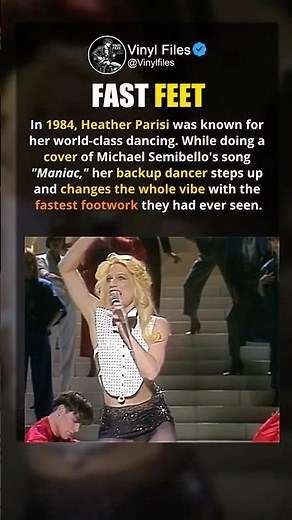 80's Dancer's Were Built Different - Heather Parisi's Cover Of "Maniac" 1984