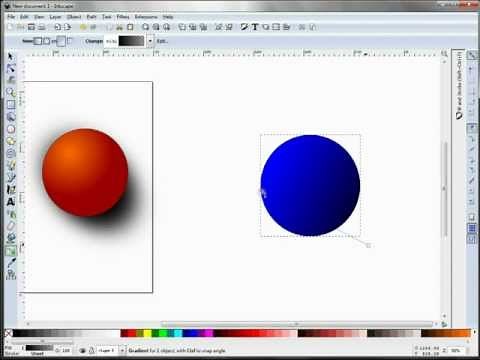 how to make a shadow/3D effects on inkscape