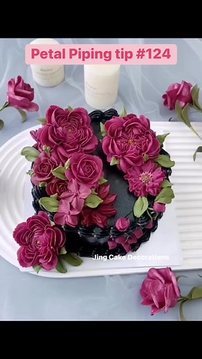 7.6K views · 133 reactions | Simple and easy cake decorating tutorial #cakesofinstagram #cakedecorating #cakedesign #cakestagram #cakelover #cakeart #decoration #tutorial #learning #caketutorial #usareels #usa #california #florida #viralreels #Virginia #philadelphia #texas #NYC #tipster #Alabama #tenessee #houston #losangeles | Jing Cake Decorations | Facebook