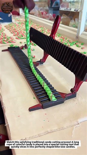 Amazing Candy Cutting Machine | Traditional Candy Making Process