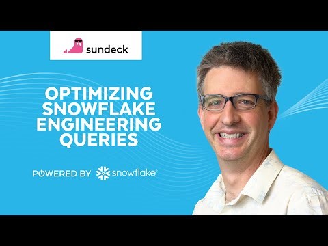 Sundeck Query Engineering Platform Optimizes Snowflake Warehouse Utilization
