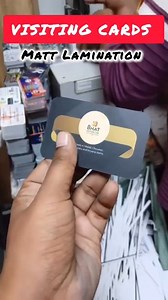 Visiting Cards Matt Lamination.... #viralreels #reelsinstagram #instagood #BusinessCard #trending #viral #explore #viralreels #instagood #visiting #facebookreelsviral #facebookreelsvideo #facebookreel #visitingcard #newdelhiindia #businesscard #gloss | Lucky E