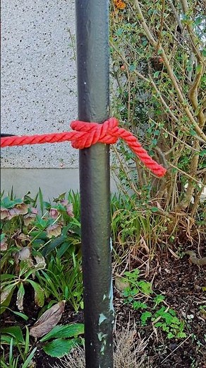 Amazing Red Knot 🪢 #rope #knot
