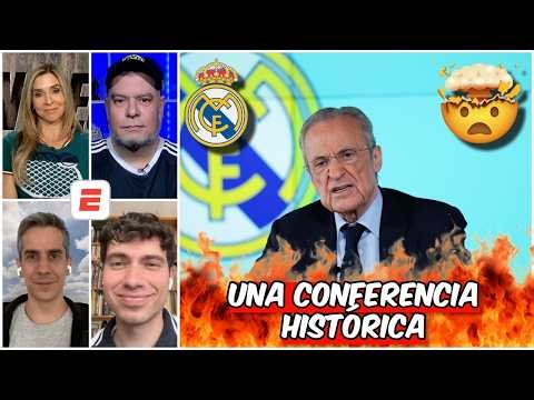 Florentino Pérez was regrettable and pathetic at his press conference yesterday. Shameful! | Excl...