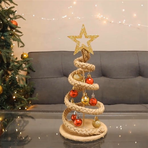 DIY rope Christmas tree | Life and Fun Story
