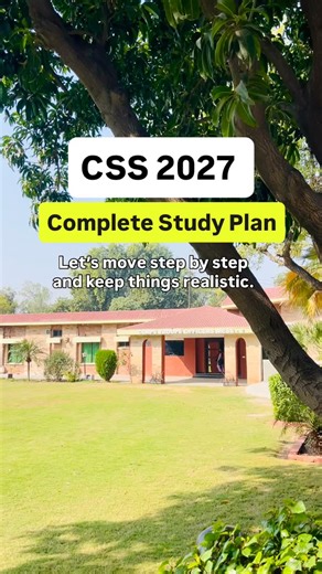 Torchbearer Css-pms | Study Plan for CSS 2027 Let’s move step by step and keep things realistic. 01. The first four months should be used to complete the full... | Instagram