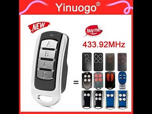 Yinuogo - YNG100 - How to program the V2 PHOENIX 2 PHOENIX4 PHOX2 PHOX4 TXC TRC TSC remote control ?