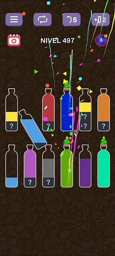 Water Sort Puzzle nivel 497