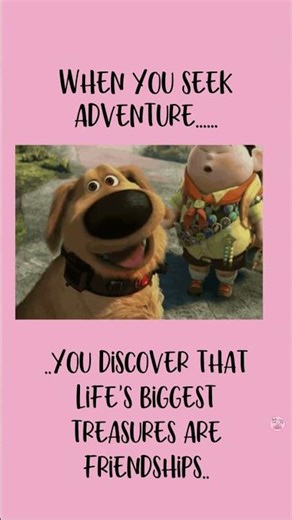 Russell from Up: Adventure Leads to Life's Greatest Treasure—Friendship! #disneyup