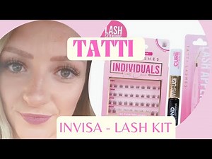 New Tatti lashes invisa-lash kit, review & tutorial / Diy lash GameChanger