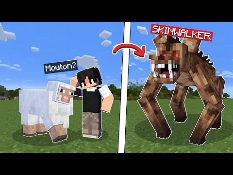 Ce NOUVEAU MOD Minecraft rajoute un SKINWALKER dans notre monde (The Skinwalker Hunt)