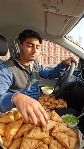 Hawa Mahal, Highway aur Samosa Party! 🚗🥟 #viral