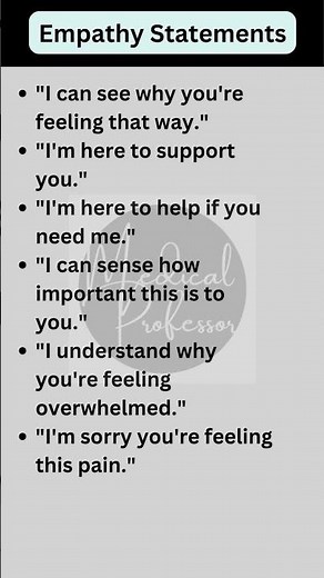 Empathy Statements and Sentences #shorts #learnenglish