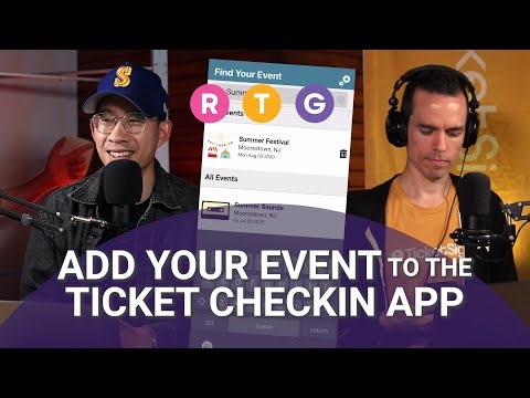 Add Your Ticket Event to the Ticket CheckIn App