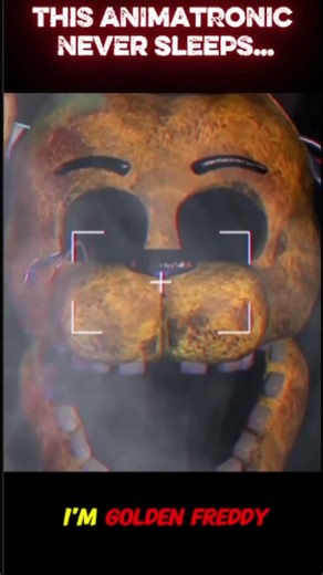 This animatronic never sleeps… 😴#FNAF#GoldenFreddy#Shorts#RockMusic#HorrorMusic