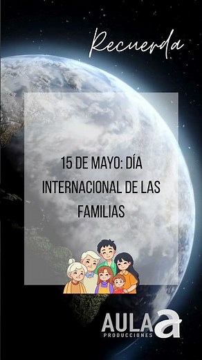 ! 𝐑𝐄𝐂𝐔𝐄𝐑𝐃𝐀 ! Día de las Familias