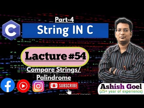 C_54 | Compare Strings in C | Part-4 | #array #strings #coding #cprogramming #coding #example