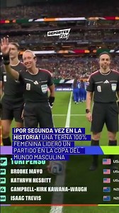 ¡El arbitraje femenino sigue consolidando su espacio en la elite del fútbol mundial! 👩‍⚖️✨