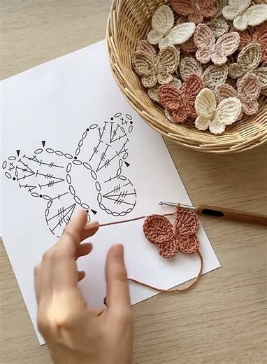 Crochet Little Butterfly Pattern