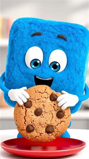 Square Cartoon ASMR Eating #asmr | Relaxing Crunchy Sounds |#asmreating #cartoonasmr #foodanimation