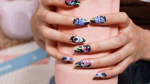 GLAMERMAID French Tip Press On Nails, 150pcs Short Coffin False Nail Tips, Pre-Designed Fake Nails for DIY, Long-Lasting Gel Nail Extensions, 15 Sizes for a Great Fit, Ideal for Home Manicures, Brown