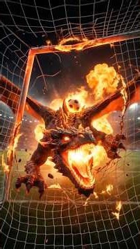 NINJA FOOTBALL FIRE DRIBBLE FIRE DRAGON SHOT!