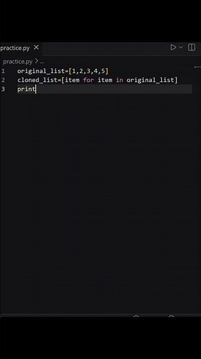 68 Python Program to clone a list