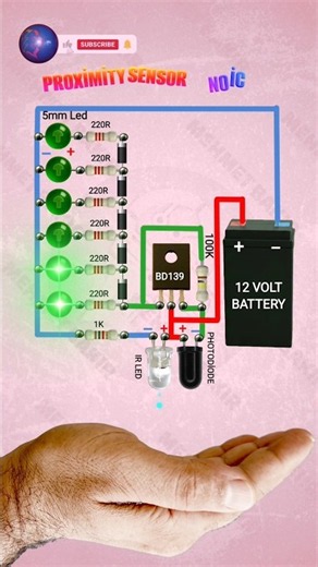 Building a Proximity Sensor with BD139 Transistor