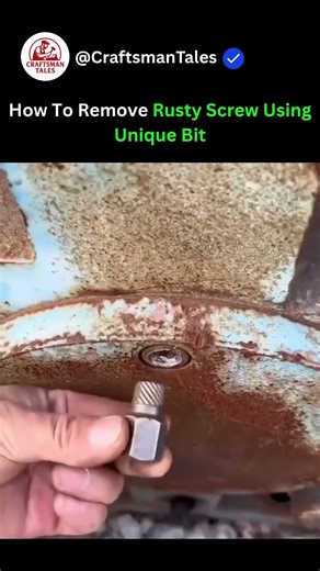 How To Remove Rusty Screw Using Unique Bit