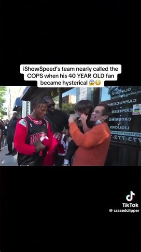 iShowSpeed's team nearly called theCOPS when his 40 YEAR OLD fan became hysterical