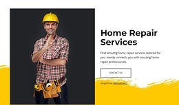 Trusted handyman services - HTML Template by Nicepage