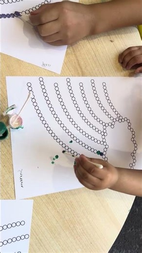Dot Painting with Cotton Swabs
