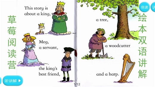 【My First Reading Library】 King Donkey Ears     双语精讲