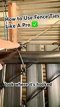 Diy How To Install Fence Ties Like A Pro ✅ From Start To Finish #fencebuilding #fence #protips